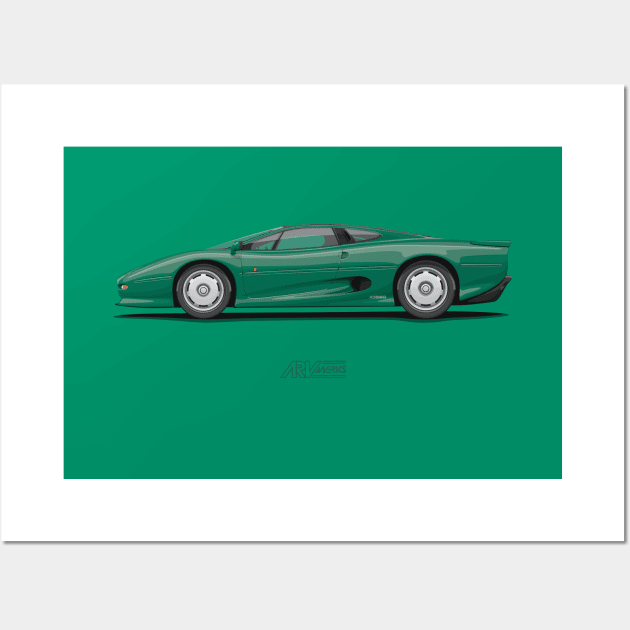 XJ220 Wall Art by ARVwerks